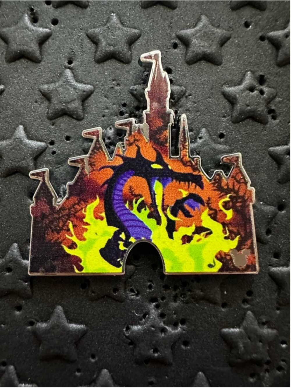 DISNEY PIN DLR MALEFICENT DRAGON CASTLES HIDDEN DISNEY 2025 WAVE B